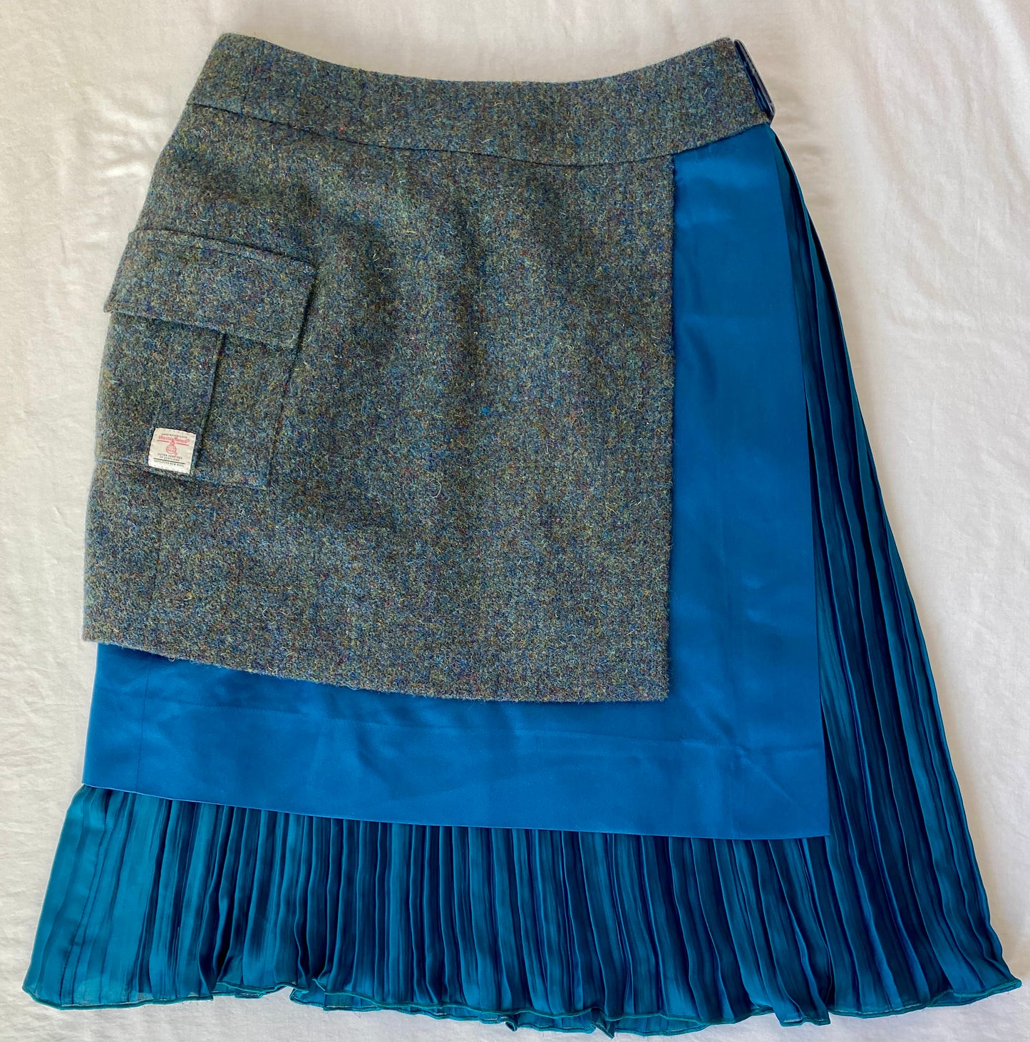 Ranun Skirt with Hazel Harris Tweed and Silky Layers