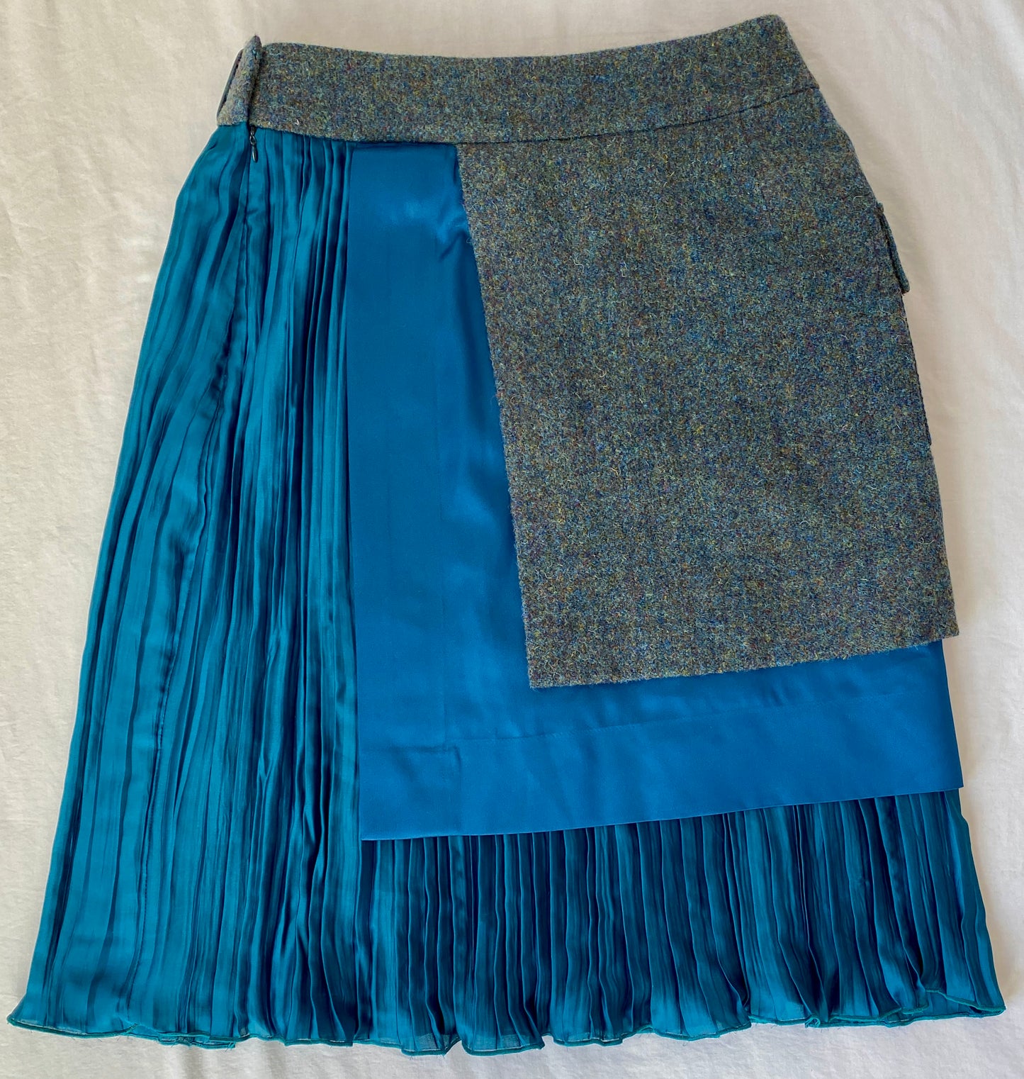 Ranun Skirt with Hazel Harris Tweed and Silky Layers