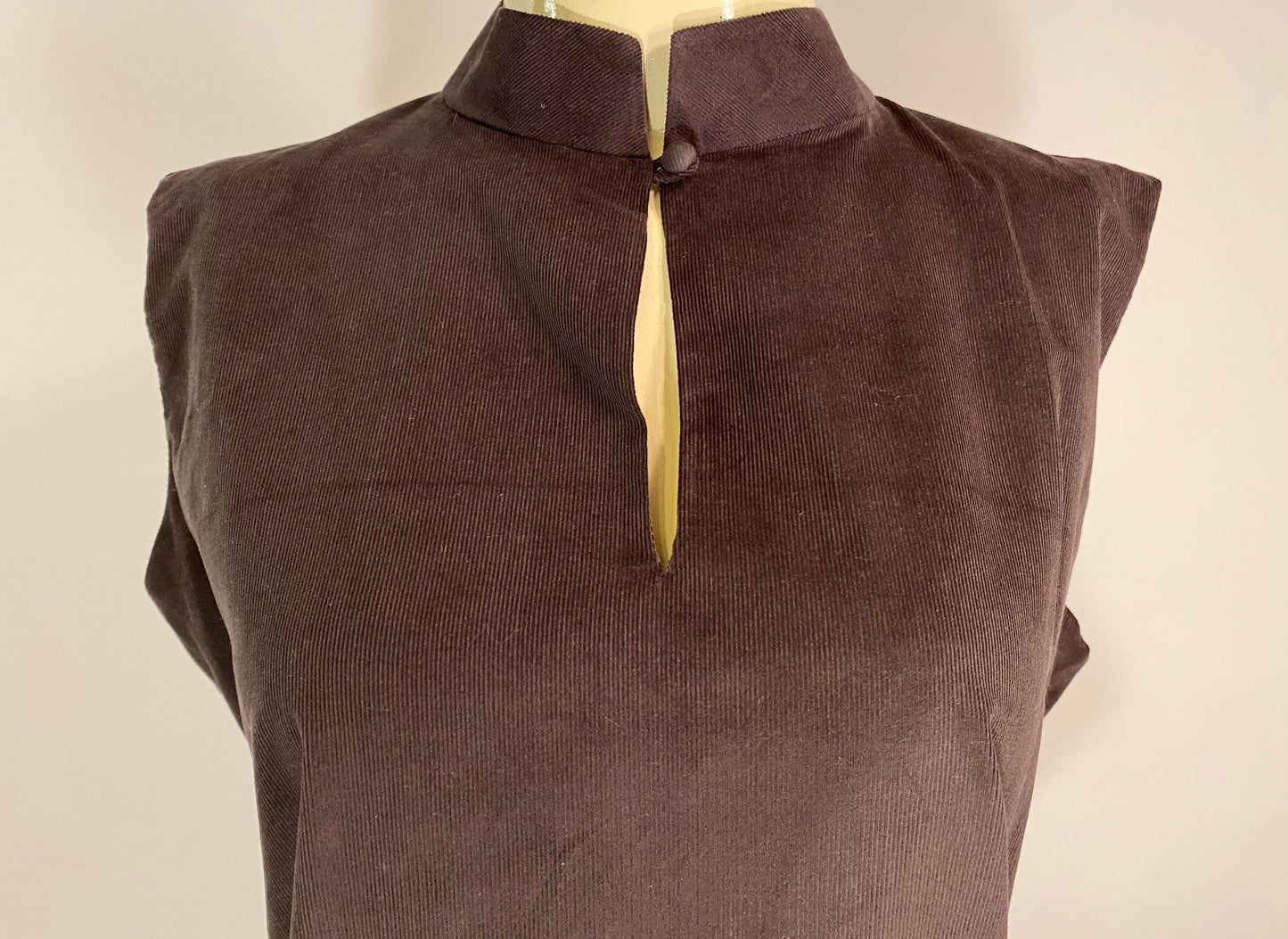 Jasmin Top with Harris Tweed belt and Hand Embroidery - Black